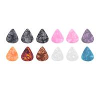 Tuesoa 12 x rock picks - Mediators for guitars and basses 3 different thickness