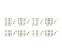 Tuesoa 160x Tuning Pin Nails and 160Pcs Rivets,with L-Shape Tuning Wrench,for Lyre Harp Small Harp Musical Stringed Instrument