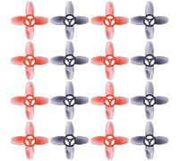 Tuesoa 16Pcs for Avan Tinyhawk TH Turtlemode Propeller 40mm 4-Blade 1.5mm Hole,for 0802 Motor Indoor FPV Racing Drone