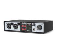 Tuesoa 2 in 2 Out USB Audio Interface 32Bit/384KHZ Studio Kit Record Professional Sound Card 48V Phantom
