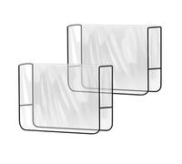 Tuesoa 2 Pack Salon Chair Cover Protectors,Clear Square Hairdressing Chair Back Covers for Fits Most Standard Chairs