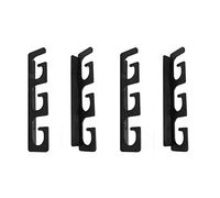 Tuesoa 2 Pair Horizontal Rack Rod Storage Pole Rack Reel Wall Mount Holder Garage & Cabin & Basement
