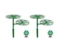 Tuesoa 2 Set Sunflower Flower Support Stand Two-Layer Plant Support Rack for Climbing and Grafting