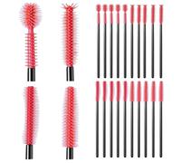 Tuesoa 20 Pcs Cranny Sewing Machine Cleaning Brushes, Reusable Silicone Dense Bristles Cleaning Brushes for Sewing Machine