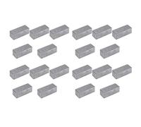 Tuesoa 20 Pcs Guitar Effects Pedal Aluminum Stomp Box Enclosure for DIY Guitar Pedal Kit 1590A