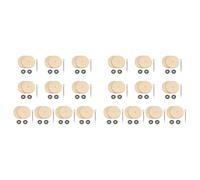 Tuesoa 20 Sets Doll Joint Connectors Cotter Pin Joints and Wooden Fibreboard Disks Movable Engage Bolt Dolls Accessories, 30mm