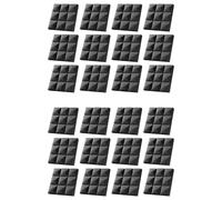 Tuesoa 24 Pack Sound Proof Foam Panels with Self-Adhesive, 12 X 12 X 2 Inches Acoustic Panels,Soundproof Wall Panels Black