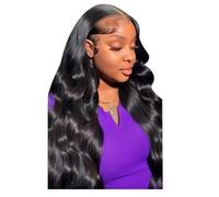 Tuesoa 26 Inch Body Wave Lace Front Wigs Pre Plucked with Baby Hair Glueless Wigs