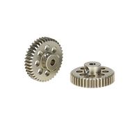 Tuesoa 2Pcs 48DP 3.175mm 40T Pinion Motor Gear for RC Car Brushed Brushless Motor