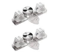 Tuesoa 2PCS Broom Holder Mop Hanger No Punching Suction Cup Broom Holder Wall Mount forBathroom, Kitchen, Office