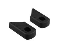 Tuesoa 2PCS Universal Bicycle Fixed Gear Rubber Crankset Crank Protector Cover Case Road Bike Crank Arm Boot Sleeve, Black