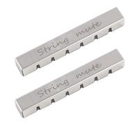 Tuesoa 2X Adjustable Guitar Muter String Dampener Universal Guitar Fretboard Silence Pad Sponge Mute Mat