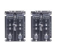Tuesoa 2X Dual NGFF to Adapter 2 Port M.2 SSD B Key to SATA3.0 6Gbps Converter for 2230 2242 2260 2280 M2 SSD for PC