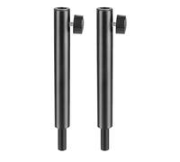 Tuesoa 2X Microphone Boom Arm Extension Tube, Mic Stand Extension Riser for Microphone Suspension Boom Scissor Arm Stand Holder
