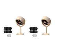 Tuesoa 2X Portable Smoke Purifier Portable Kitchen Exhaust Fan Desktop Range Hoods Removable and Washable Exhaust Fan