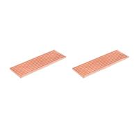 Tuesoa 2X Pure Copper Heatsink Cooler Heat Sink Thermal Conductive Adhesive for M.2 2280 PCI-E NVME SSD 2mm