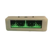 Tuesoa 3.12 Inch OLED Music Spectrum Display Voice-Controlled Vehicle Professional HiFi Spectrum OLED Music Spectrum Display Green