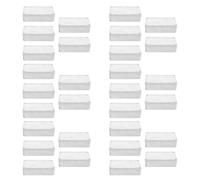 Tuesoa 30 Pcs Guitar Effects Pedal Aluminum Stomp Box Enclosure for DIY Guitar Pedal Kit 1590B