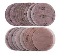 Tuesoa 30 Pcs Mesh Sanding Discs 125mm 80-600 Grit Hook and Loop Sanding Paper Dry Abrasive Discs for Sander Replacement Pads