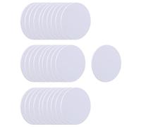 Tuesoa 30Pcs NFC 215 Cards, for NFC Round Cards Rewritable NFC 215 Card Tag Compatible with TagMo and for