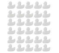 Tuesoa 30Pcs White Duck Type Filter Sponge Oil Scum Sponge Filter Swimming Pool Oil Absorbing Duck Type forPool Tub