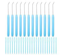Tuesoa 36Pcs Hook Set,Knitting Hook Crochet Needle Hook Plastic Sewing Needles for Knitting Looms Knitting Boards A