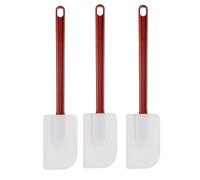 Tuesoa 3Pack Spatulas Silicone Heat Spatula Silicone Rubber Scraper Spatula 10 Inches, Kitchen Use A