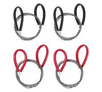 Tuesoa 4 Pcs Pipe Cutters Stainless Steel Cable Saw Metal Wire Saw Hand Pocket String Rope Saw PVC Pipe Cutting Tool for Wood