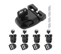 Tuesoa 4 Sets Spa Cover Clips Replacement Set Cover Latches Clip Lock for Cover Straps with Keys, Easy to Use