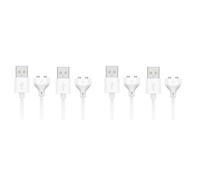 Tuesoa 4PCS Magnetic USB DC Charger Cable, 0.8m Charging Cord for Massager, Electric Toothbrushes,Kids Watche, Cleanser
