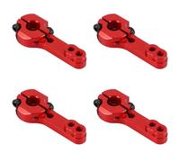 Tuesoa 4X 25T 35Mm Teeth Tooth Steering Half Servo Arm Horn for 1/8 1/10 RC Car Boat for Redcat Axial