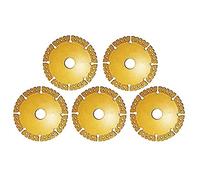 Tuesoa 5Pcs Indestructible Disc for Grinder Angle Grinder Cutting Disc Indestructible Disc 2.0 for Smoothly Cutting,Chamfering Gold
