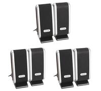 Tuesoa 6 Pcs USB Computer Speakers Portable Speaker Stereo 3.5mm with Ear Jack for Desktop PC Laptop