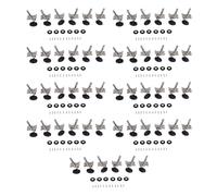 Tuesoa 60Pcs 30R30L Guitar Tuning Pegs Open Machine Heads Acoustic Folk Guitar Tuning Peg Tuners Parts