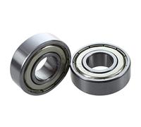 Tuesoa 6202Z Dual Metal Pair Deep Groove Radial Ball Bearing 15 x 35 x 11mm
