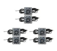 Tuesoa 6PCS 100 Degree Camera Module 1MP OV9732 1280X720 USB Free Driver Manual Focus, with 2 Meter Cable for Winxp/7/8/10
