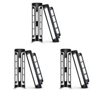 Tuesoa 6pcs Coffee Pod Holder Side Mount for K Cup Pods Dispenser for Single- Coffee Makers Black