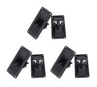 Tuesoa 6Pcs Tweeters Speaker Piezoelectric Tweeter Loudspeaker 150W Ceramic Buzzer Treble Square DIY Audio Speakers