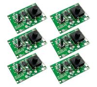 Tuesoa 6X 1.2V Solar Lamp String Control Board Circuit Board with Switch Solar Street Light Control Panel Controller Module