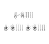 Tuesoa 6x Stainless Steel 304 Heavy Duty Swing Hangers Swing Sets 250Kg Capacity for Swing and Yoga Hammock Chair Sandbag