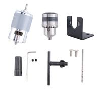Tuesoa 775 Motor 10000Rpm DC 12V Lathe 775 Motor with Mini Hand Drill Chuck and Milling Machine Mounting Bracket