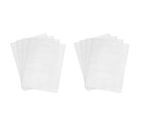 Tuesoa 8 PCS 14 Count Plastic Mesh Canvas Sheet 14 CT Plastic Aida for -,Making Jewelry Organizer (11x8Inch) White
