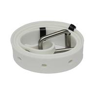 Tuesoa 85cm-1. Quick Release Buckle Silicone Diving Quick Release Buckle for Scuba Freediving Fishing White