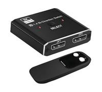 Tuesoa 8K DisplayPort Switch 2 in 1 Out/ 1 in 2 Out Display Port DP Switch Supports 8K30Hz 4K120Hz for PC Monitor Laptop Etc