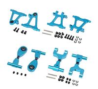 Tuesoa 8Pcs Metal Front Rear Upper Lower Suspension Arms Set for TT-02 TT02 1/10 RC Car Upgrade Parts Accessories,2