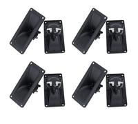 Tuesoa 8Pcs Tweeters Speaker Piezoelectric Tweeter Loudspeaker 150W Ceramic Buzzer Treble Square DIY Audio Speakers