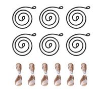 Tuesoa Air Pineapple Hook Hanging Flower Stand Pots Display Hanger Holder Iron Metal+ Rope 1Set