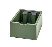Tuesoa Anti Slip Espresso Coffee Grounds Box Coffee Grounds Box Coffee Grounds Bucket Green