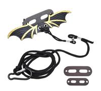 Tuesoa Bearded Dragon Lizard Leash Harness - 3 Size Pack Dinosaur Wing Lizard Harness Leash for Bearded Dragon Lizard High Guality Gold