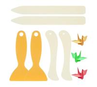 Tuesoa Bone Folder Tool Plastic Bone Folder Paper Creaser for Making Paper Crafts Quilting Leathercraft
